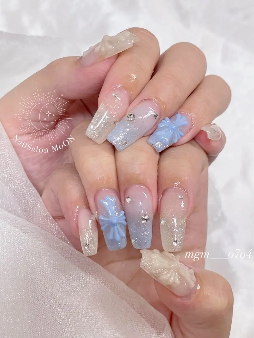 ハンドネイル ハンドケア MoON...❤︎ MeGuのネイルデザイン