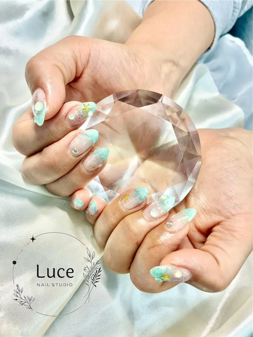ネイル ラメ(グリッター) ラメグラデーション NAIL Luceのネイルデザイン