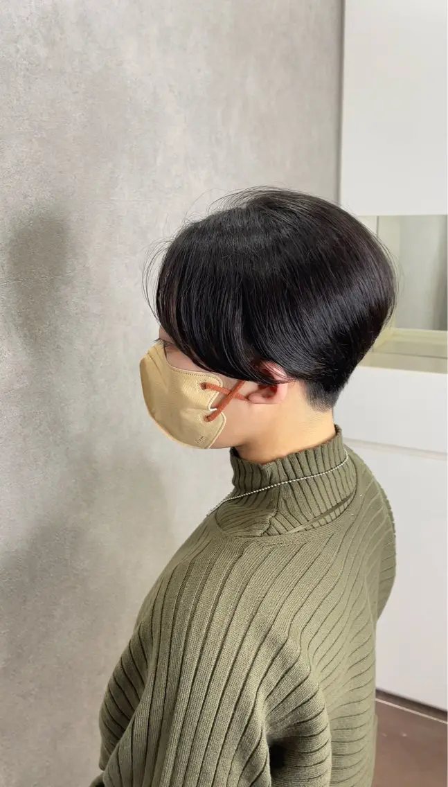 ショート ヘアカラー 杉田 一浩のヘアスタイル