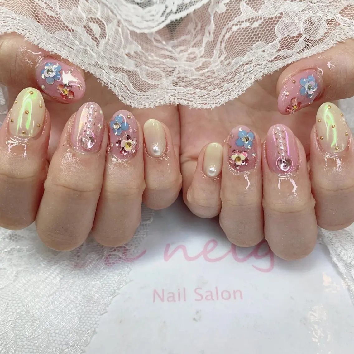 ネイル ハンドネイル La neige* yuki 🐩🌙のネイルデザイン