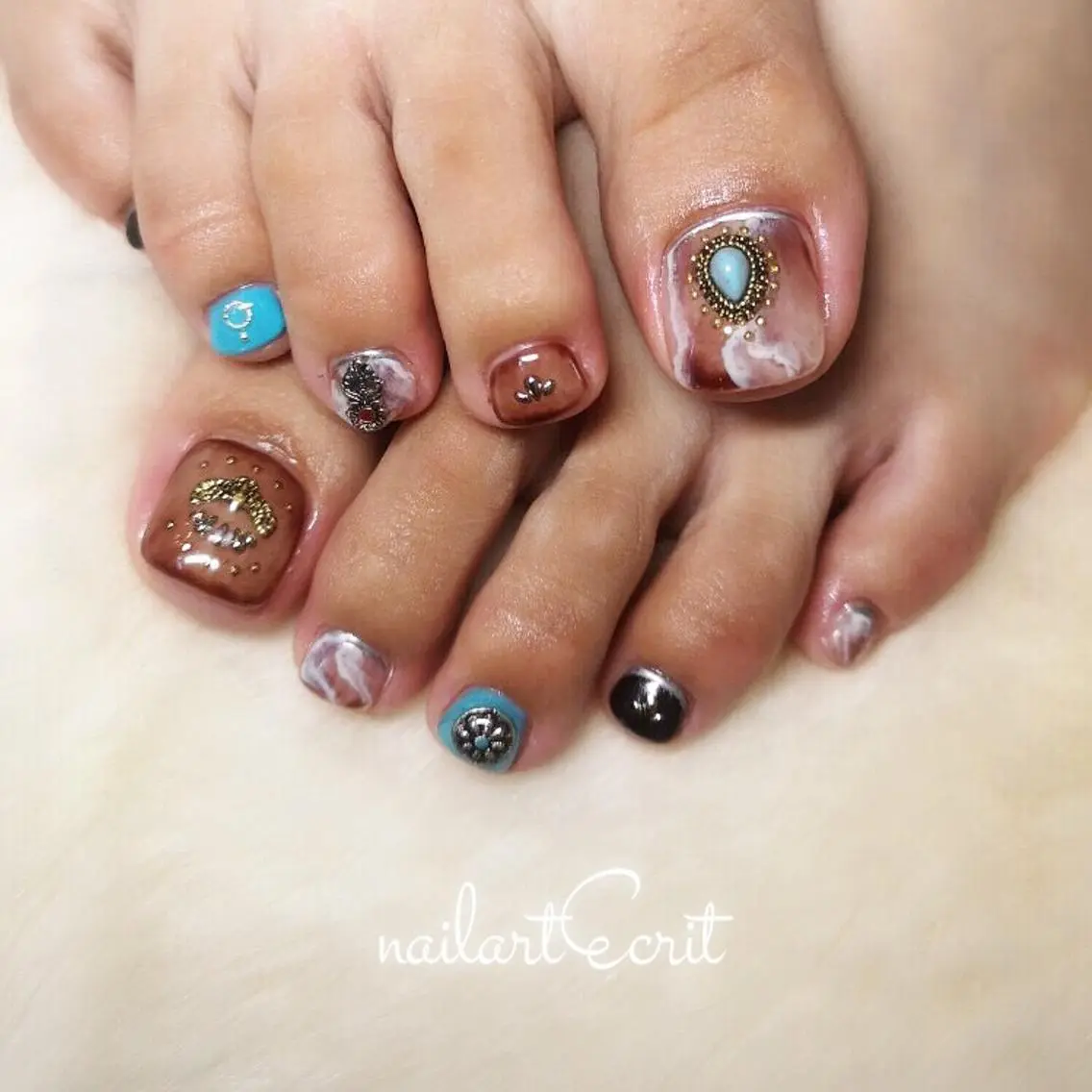 ネイル ハンドネイル nailart ecritのネイルデザイン