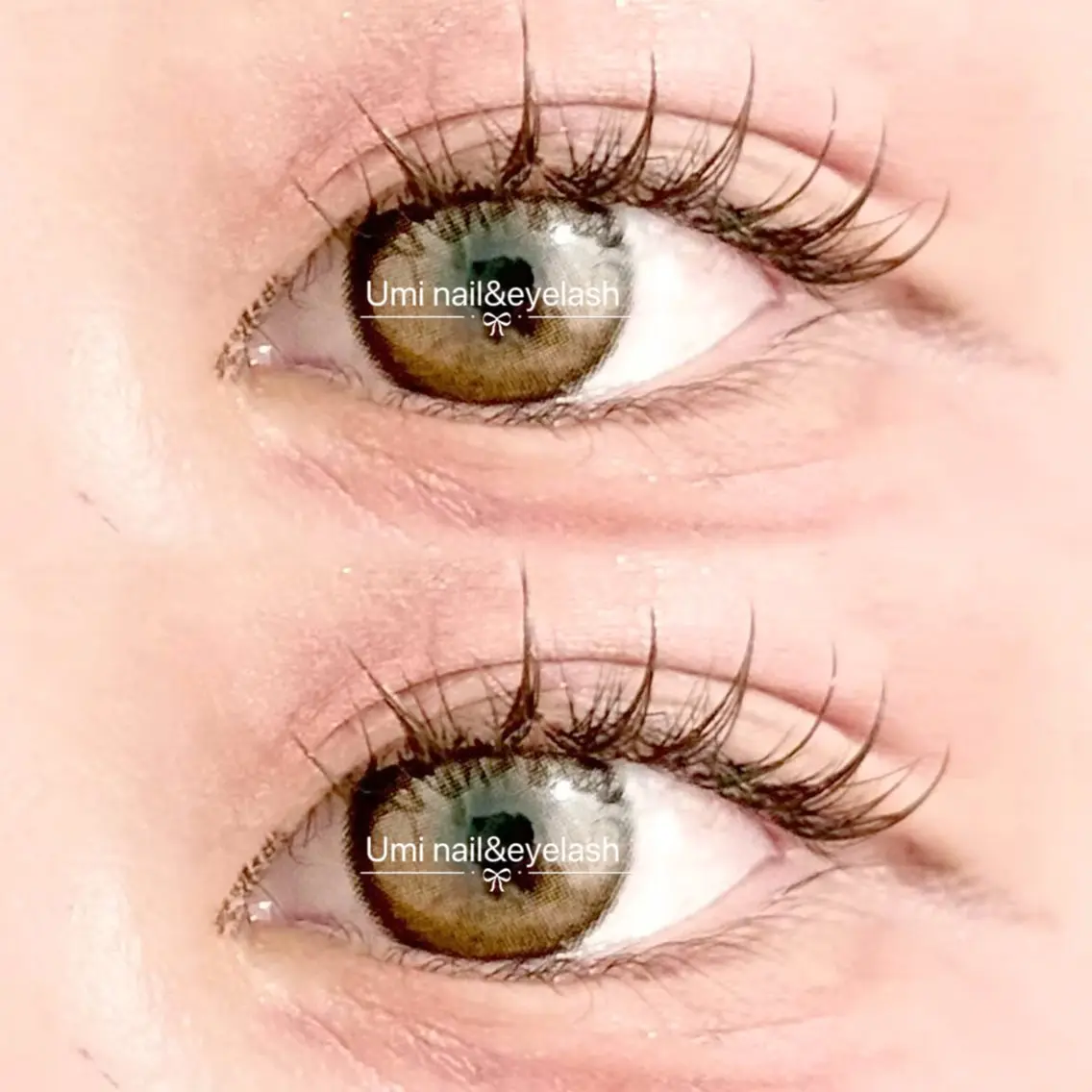 マツエク・マツパ 束感まつ毛 まつげパーマ ワンホンマツエク マツパ 池袋Umi nail eyelash ゆみのネイルデザイン