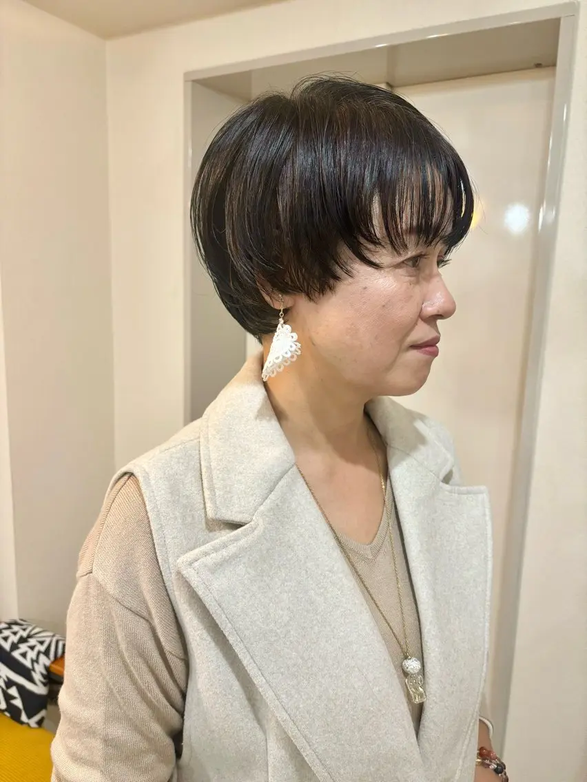 ショート ショートヘア 大阪ヴィーガンサロン KANAKOのヘアスタイル