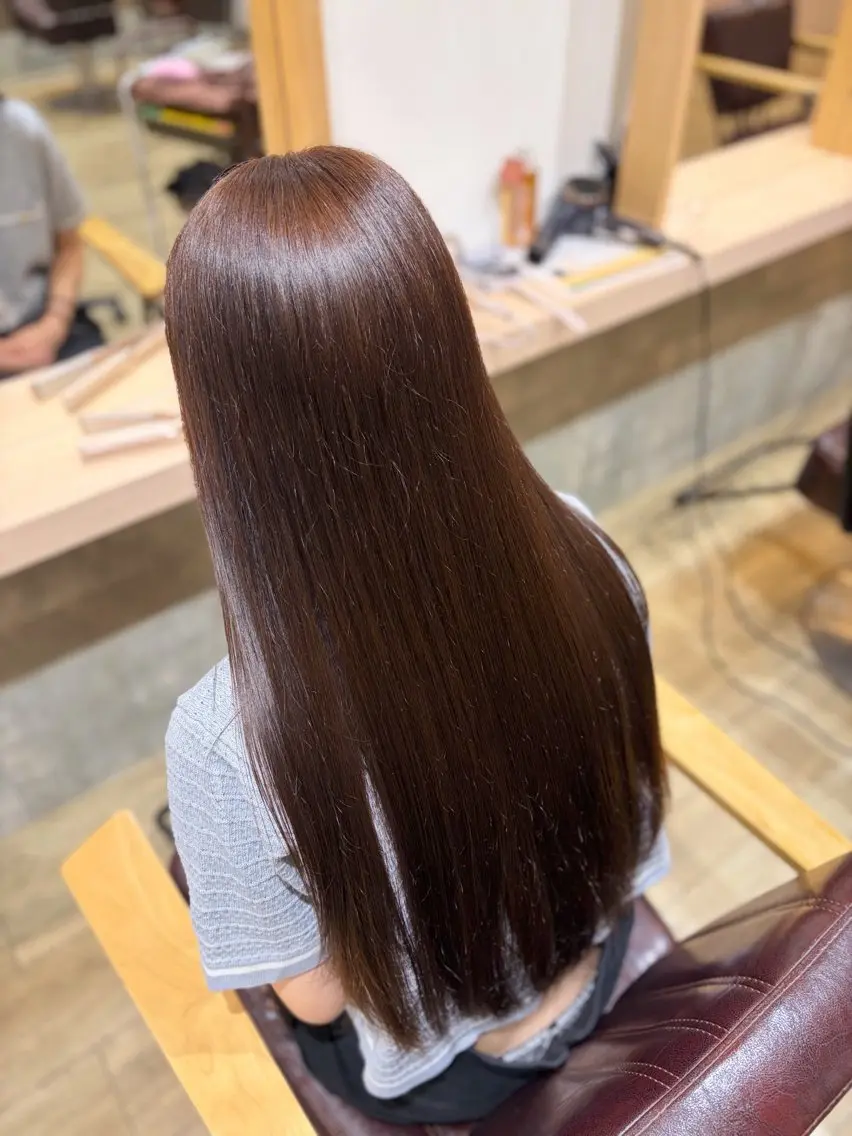 ロング カラー ブラウンカラー ヘアカラー kaede🐑🌟 CIEL四条河原町のヘアスタイル