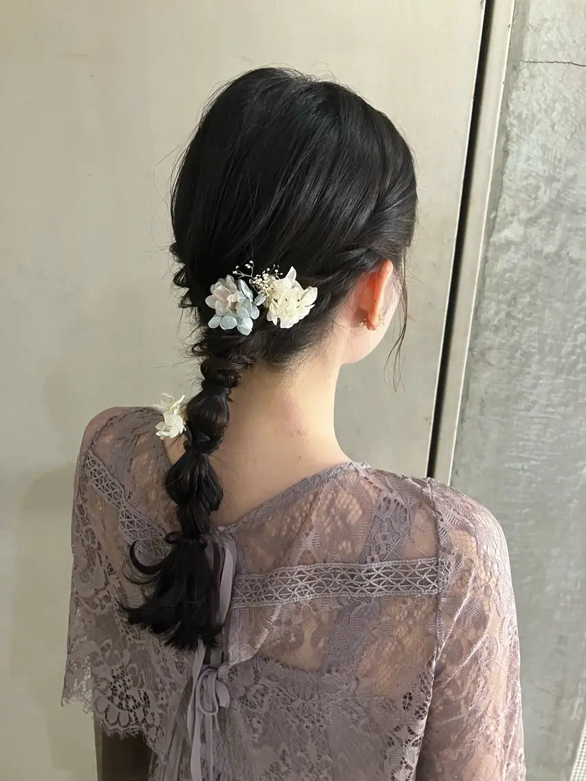 ミディアム ヘアアレンジ 清村 和音のヘアスタイル
