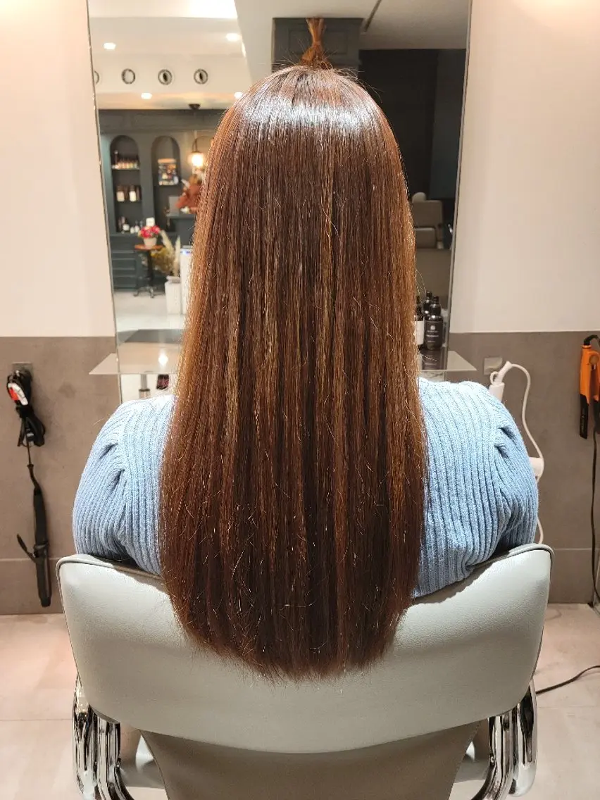 ロング 縮毛矯正 縮毛矯正 【メンズ/レディース ✂️】momo🌷のヘアスタイル