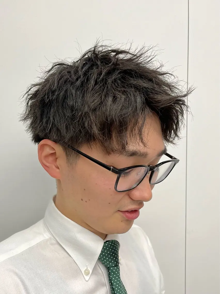 ショート パーマ メンズ メンズパーマ ショートヘア 新潟メンズパーマ 新潟駅/小田拓実のヘアスタイル