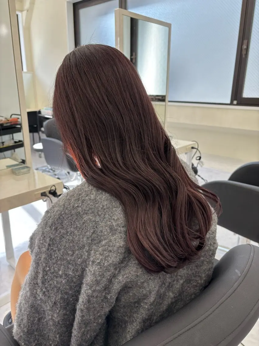 ロング カラー Ayano🎀似 合わせ×透明感🎀のヘアスタイル