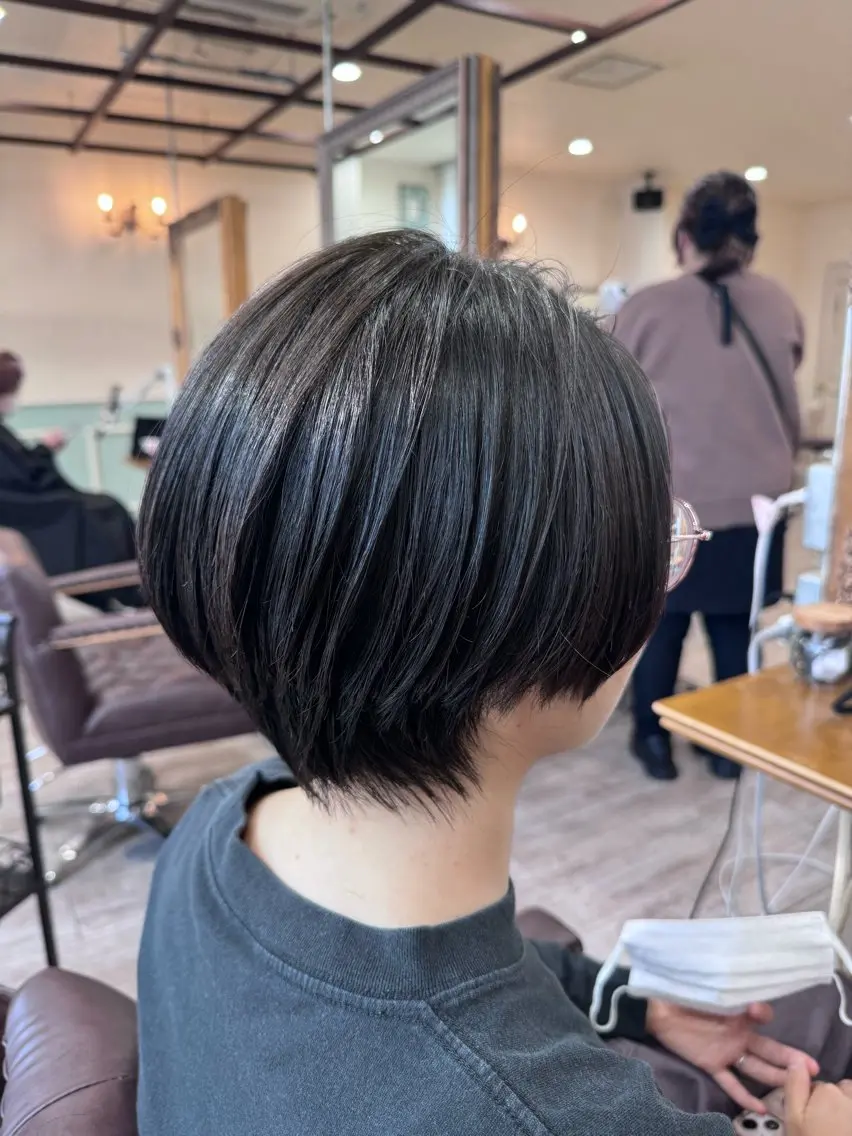 ショート カラー ショートヘア カット トリートメント ヘッドスパ 新越谷noble店長 松本拓也▶◀*.のヘアスタイル