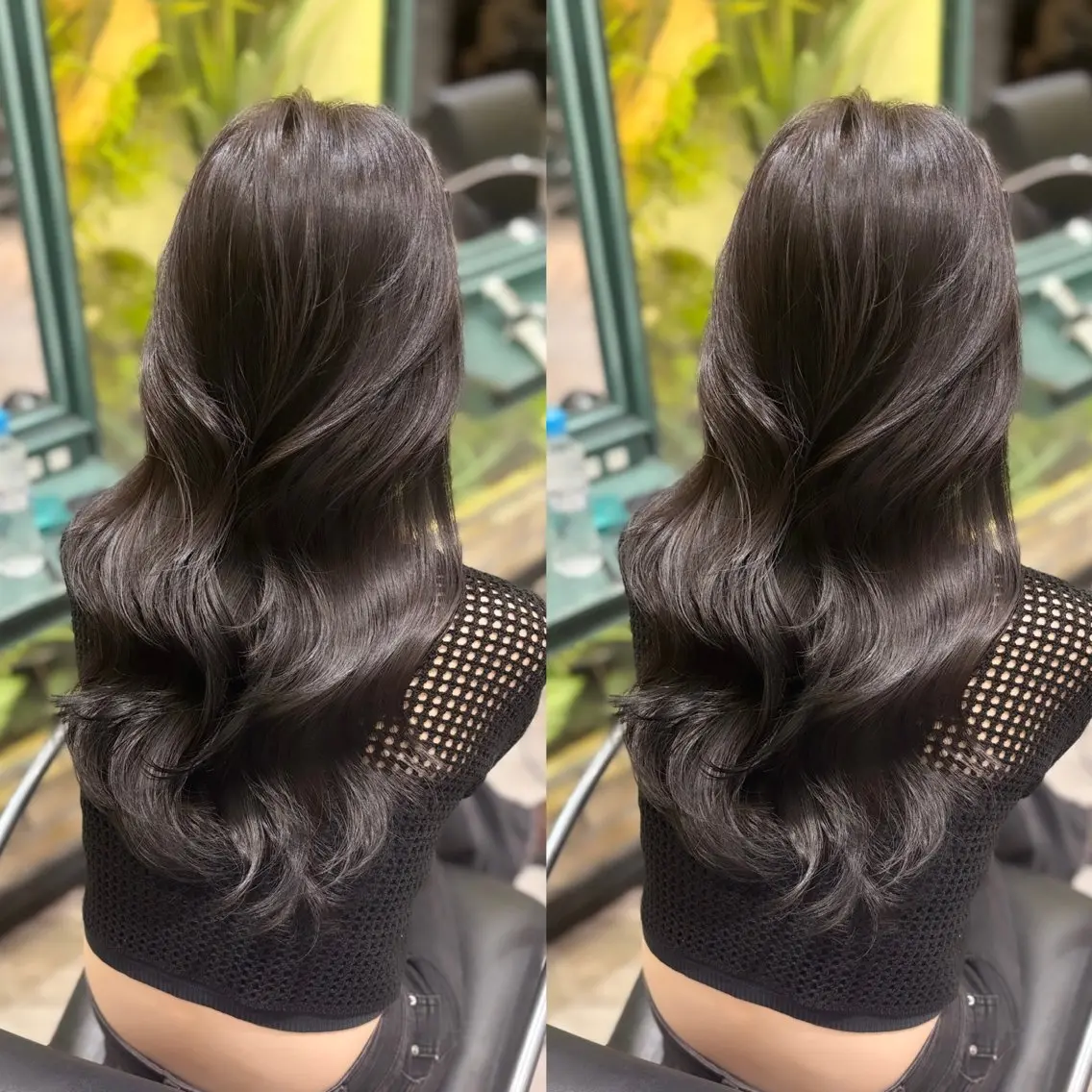 セミロング カット ヘアカラー トリートメント 🎀レイヤー/まろ ベージュ🎀飯田啓奨のヘアスタイル