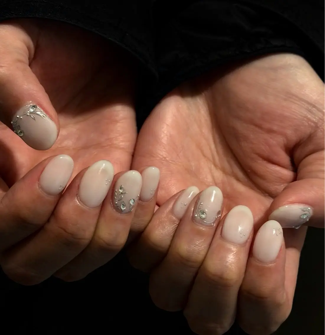 ネイル アートネイル ブライダルネイル nailpark_ MITSUMEのネイルデザイン