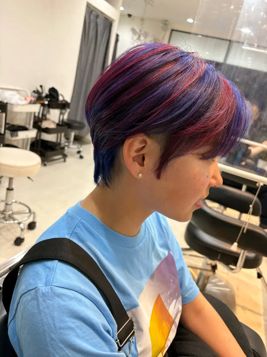 ショート カット ヘアカラー 美容室シャルム⭐️ 清水 勇希🩷のヘアスタイル