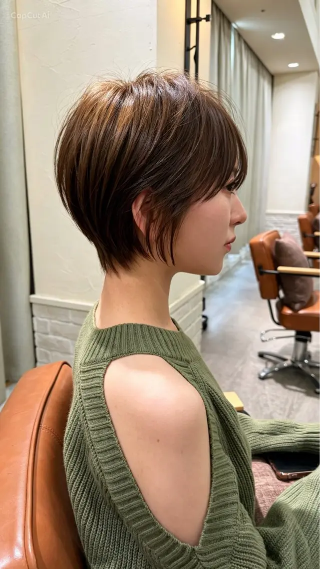 ショート 🐧銀座/ショート/ ショートボブ広瀬🐧のヘアスタイル