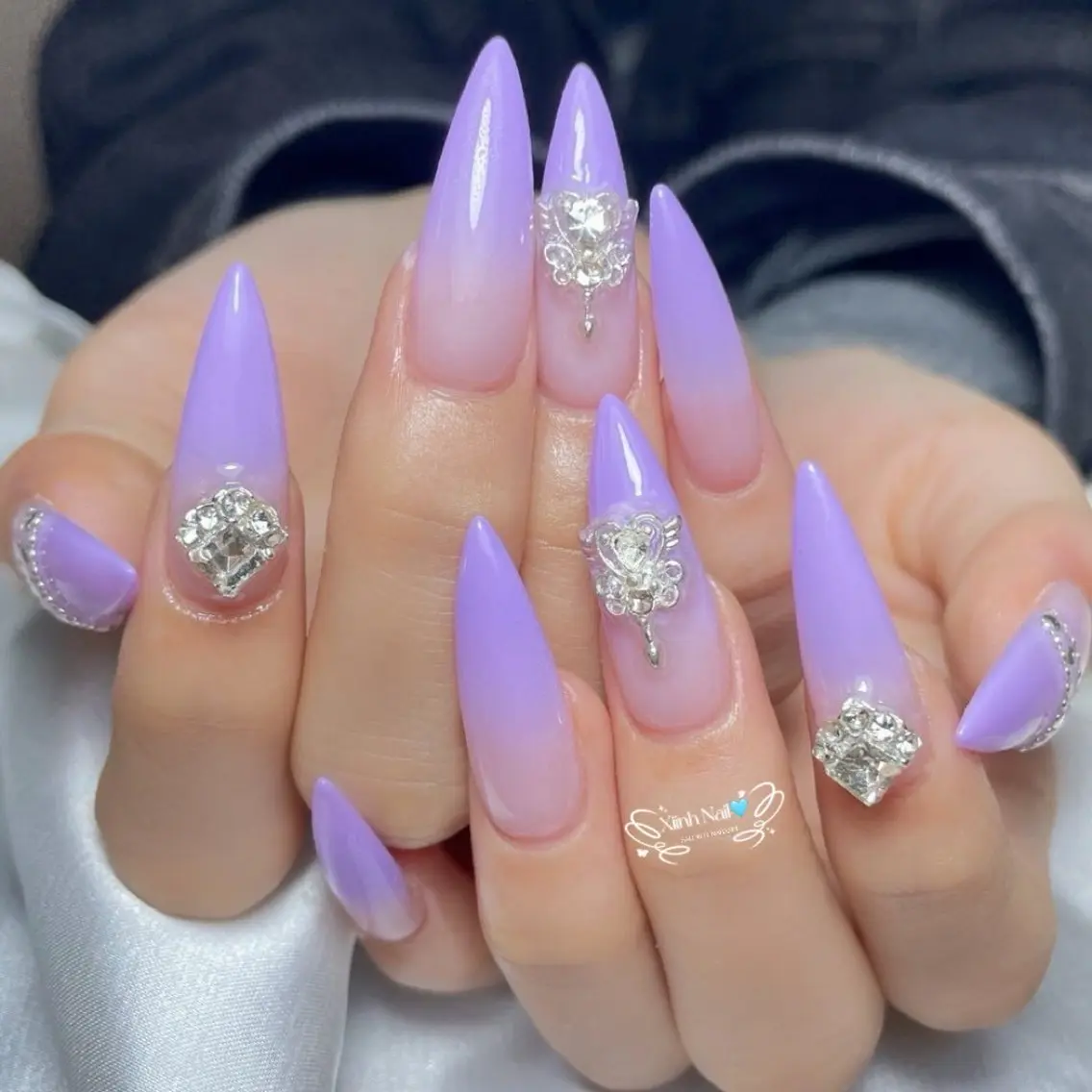 ネイル チークネイル 桜ネイル 長さ出し フットネイル ジェルネイル ハンドネイル XIINH NAIL SALONのネイルデザイン