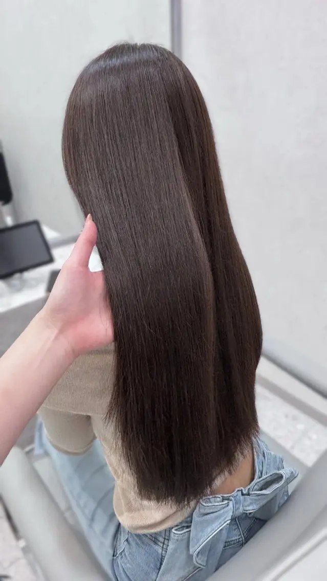 ロング カット ヘアカラー トリートメント 🫧髪質改善🫧 神田紗来のヘアスタイル