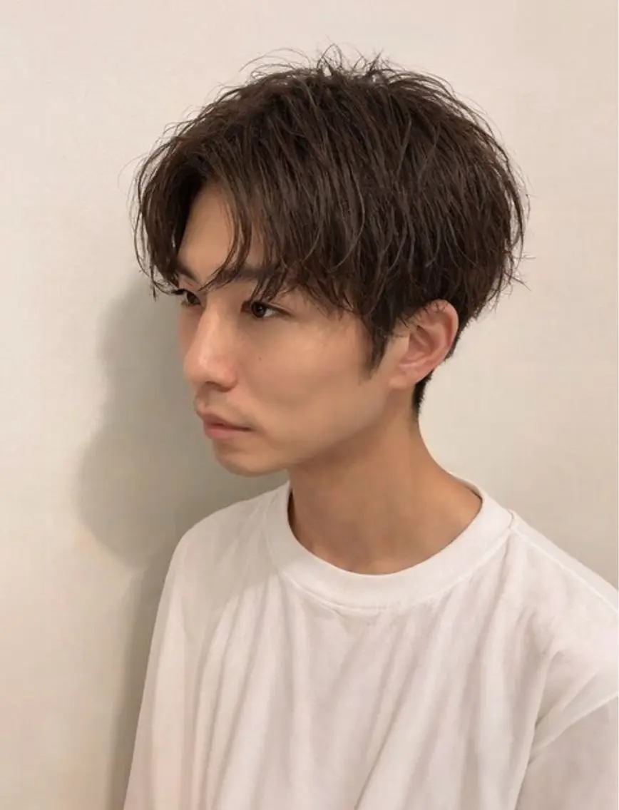 カラー メンズ 髪質改善 NOA れいなのヘアスタイル