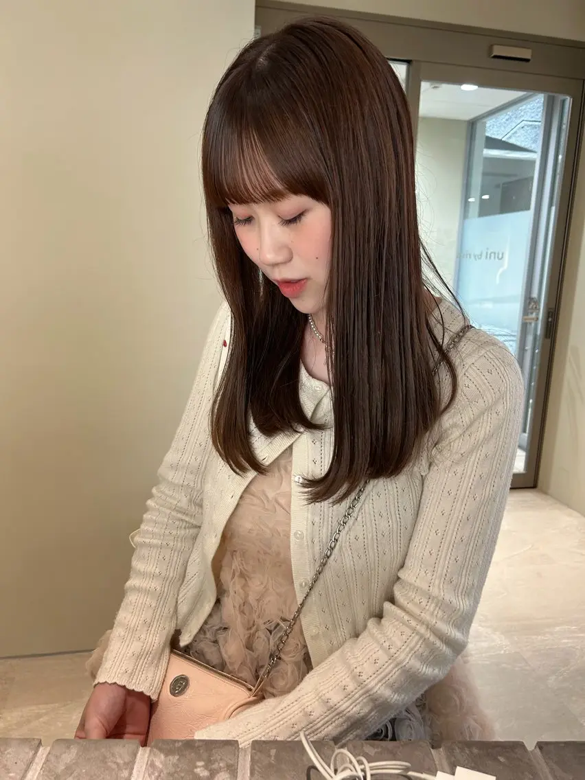 前髪・顔周りカット🐧+バイカルテトリートメント🎀の写真