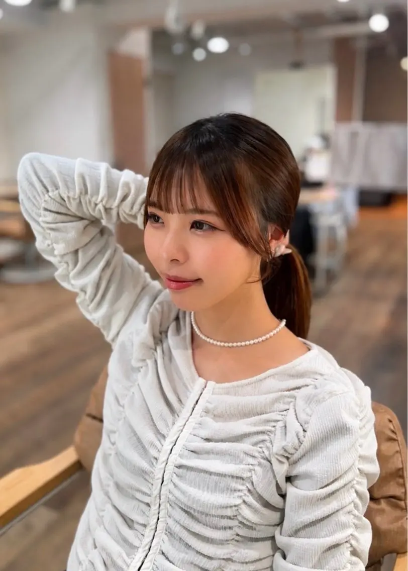 🎀小顔みせお顔まり・似合わせカット🎀×4stepトリートメント/髪質で選べるシャンプー🫧の写真