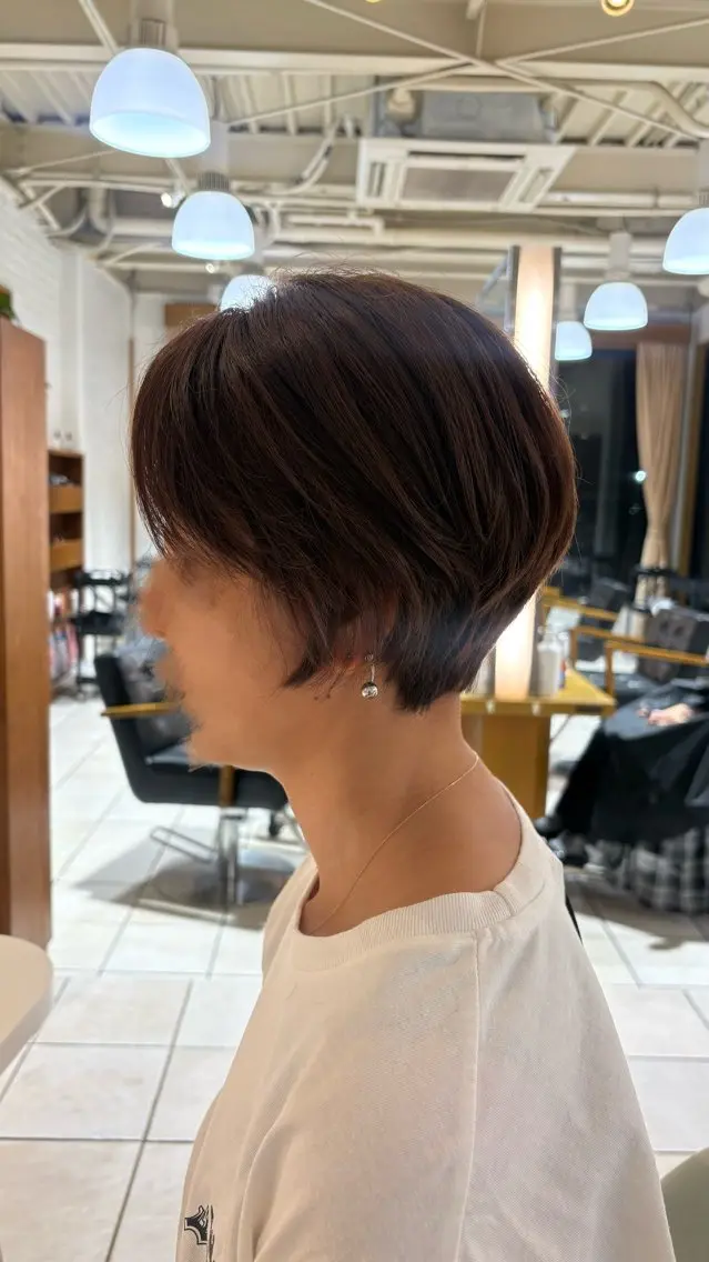 ショート カラー ショートヘア ヘアカラー 🩵り ん🦋のヘアスタイル