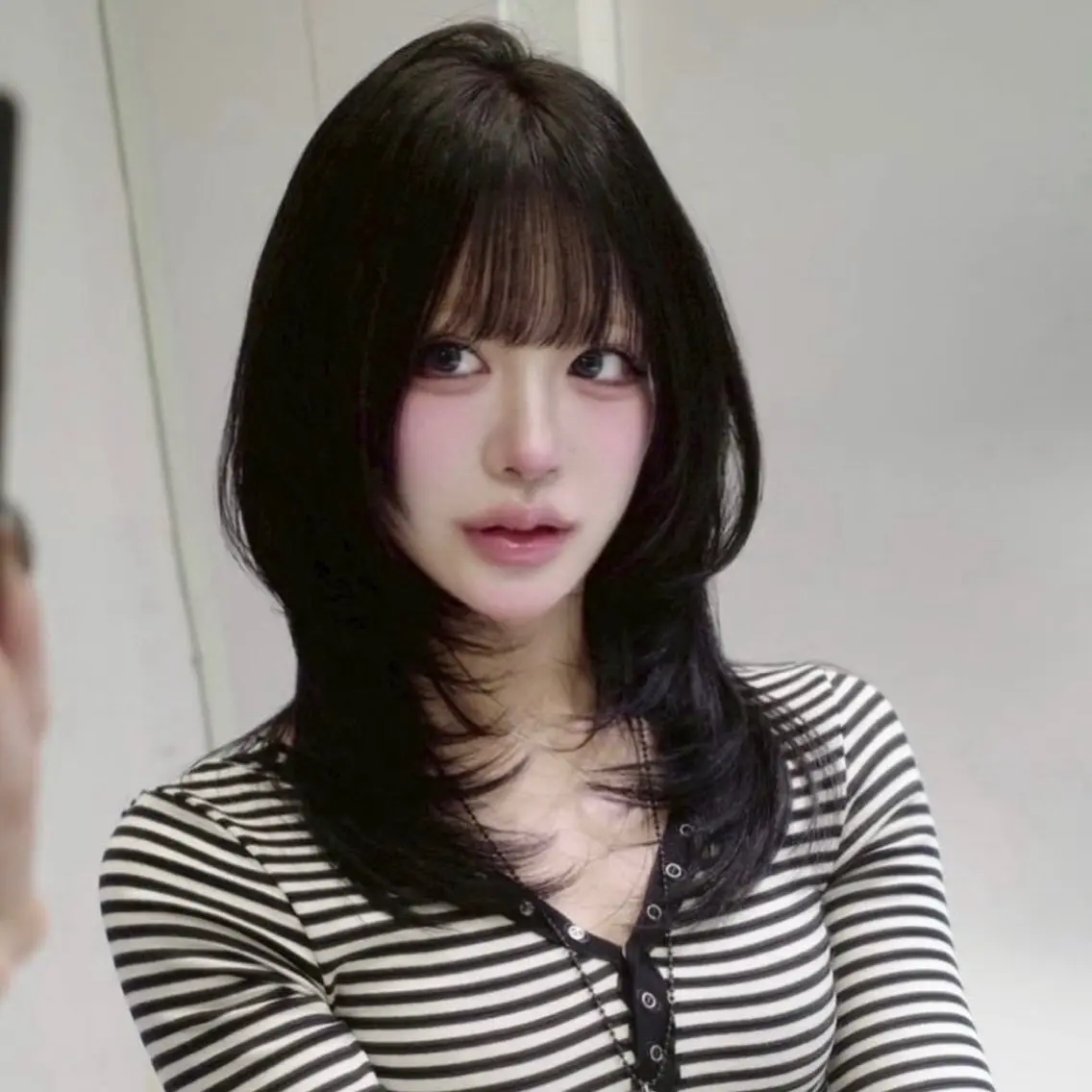 ロング くびれヘア 顔周りカット ハイレイヤー 韓国風ヘア レイヤーカット 🫧Nao/ 大宮ハイレイヤー🫧のヘアスタイル