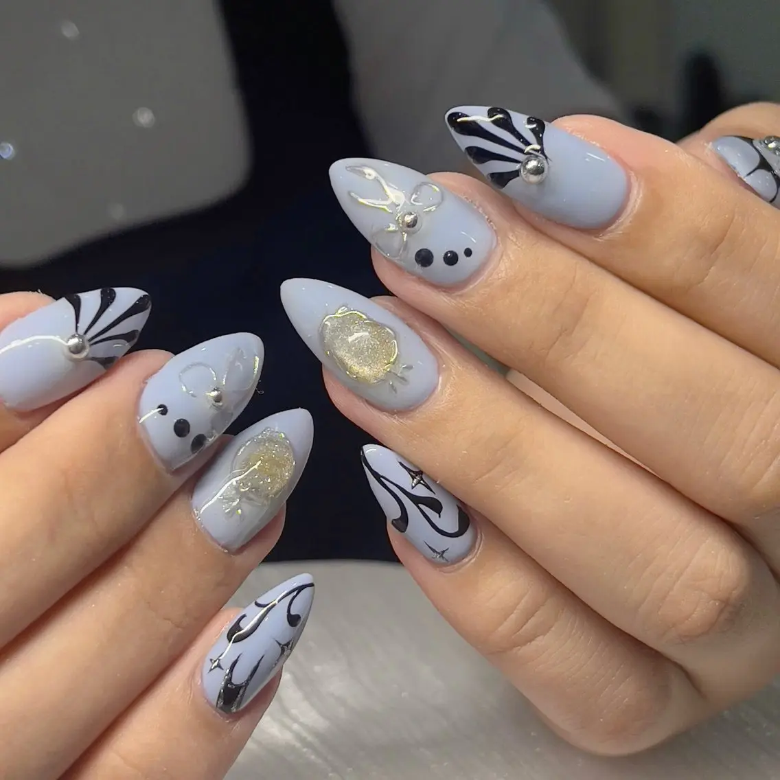 ネイル アートネイル 長さ出し フレンチネイル ジェルネイル グラデーション ハンドネイル NAILS BAR SHINJUKUのネイルデザイン