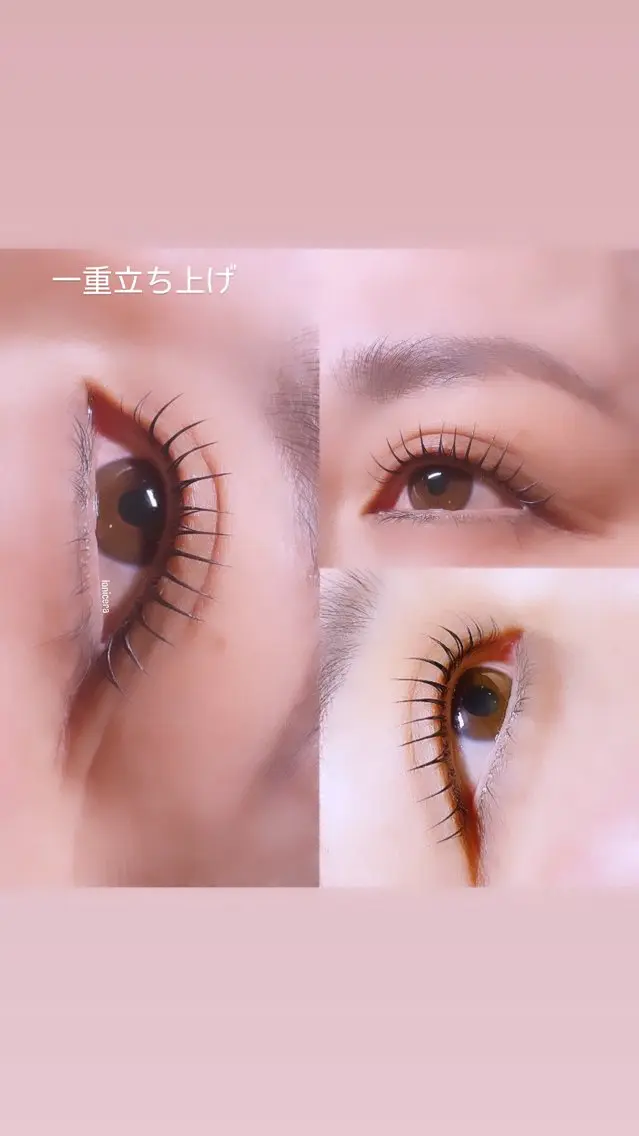 マツエク・マツパ 一重×まつ毛パーマ ロニセラ アイラッシュのマツエク・マツパデザイン