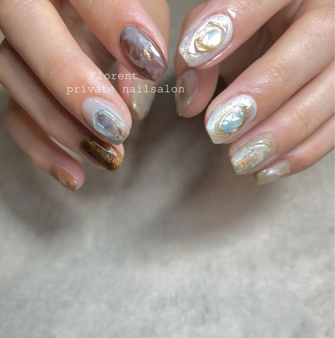ネイル ジェルネイル ニュアンスネイル オフィスネイル ワンカラーネイル ショートネイル ハンドネイル florent nailのネイルデザイン