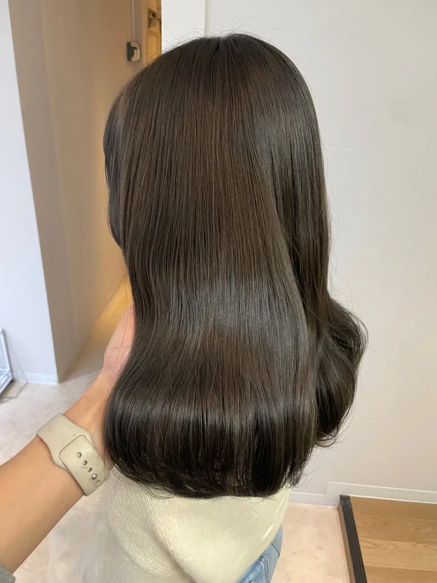 似合わせカット✂️透明感N.カラー🩵3ステップTR🌈の写真