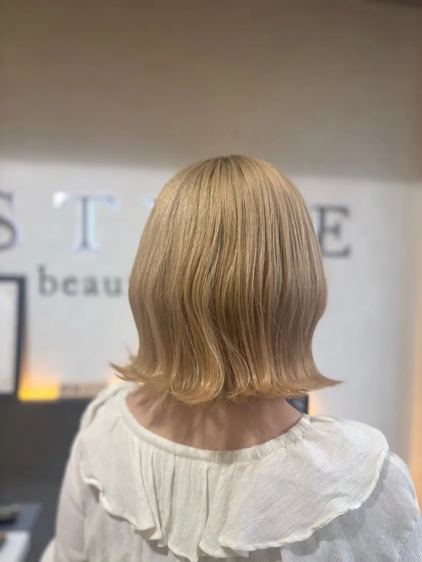 ミディアム ヘアアレンジ トリートメント トリートメント かわいい暖色⋮ カラーななみ🧡のヘアスタイル