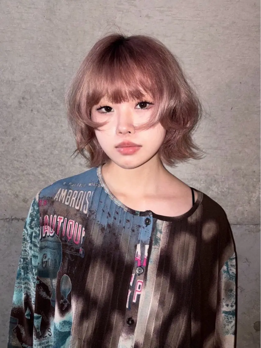 ショート カラー ヘアアレンジ 🫟ダブルカラー 小島千夏🫟のヘアスタイル