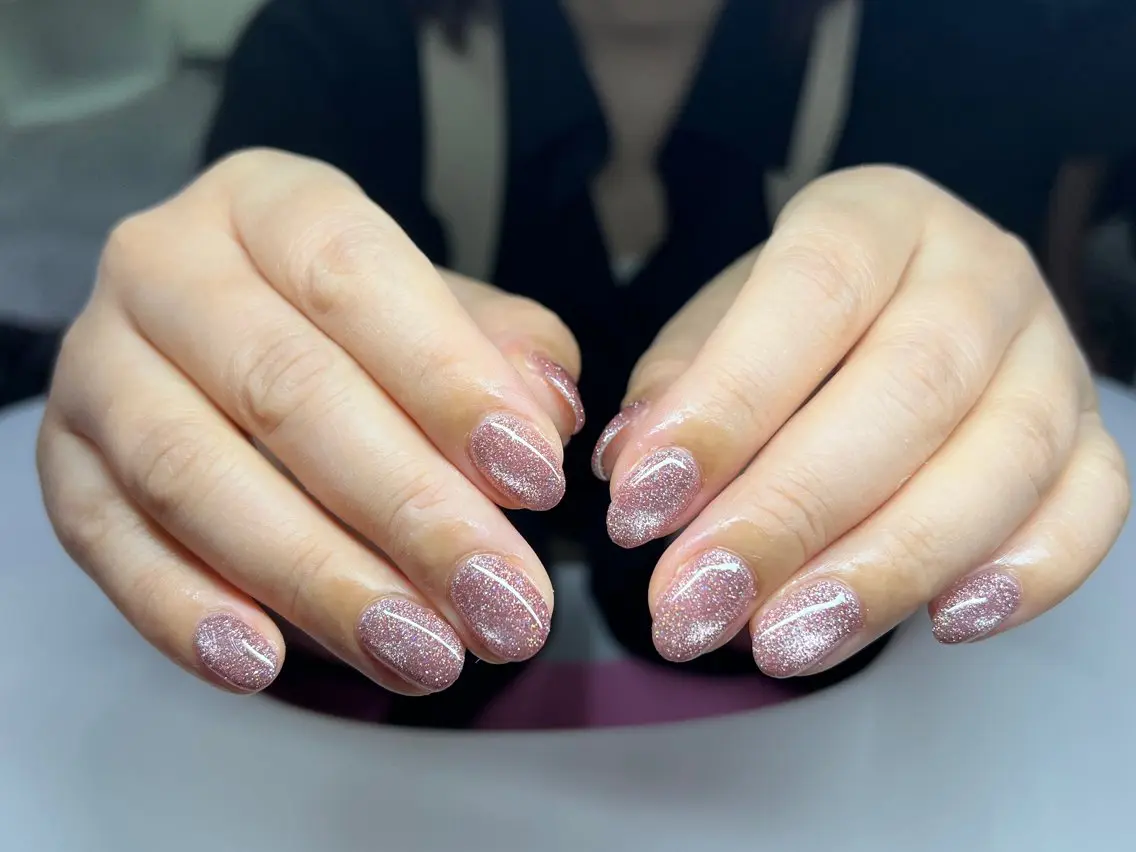 ネイル ボルドー ブラウン チークネイル ドット フットネイル ハンドネイル ハンドケア VAN NAIL SALON海老名店のネイルデザイン