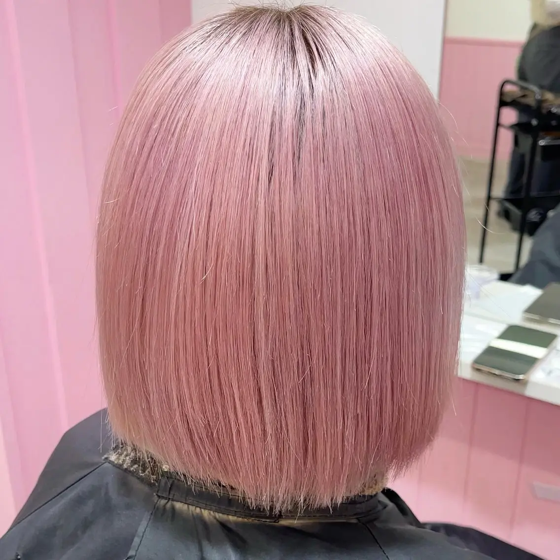 カラー ヘアカラー トリートメント 🎀ミルクティー/暖 色×レイヤー/マリアのヘアスタイル