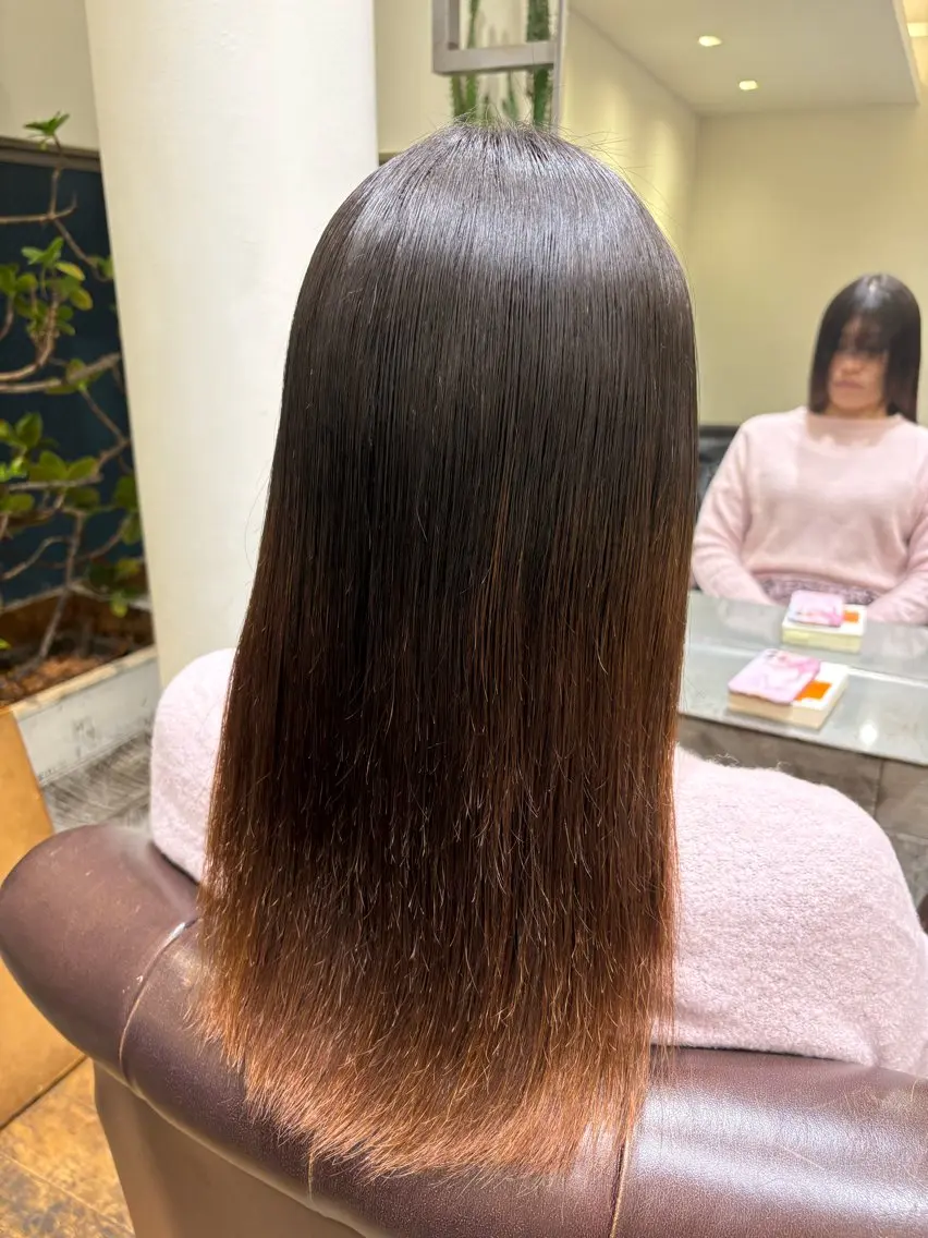 パーマ ストレートパーマ 縮毛矯正 anji /ハイトーン・パーマのヘアスタイル