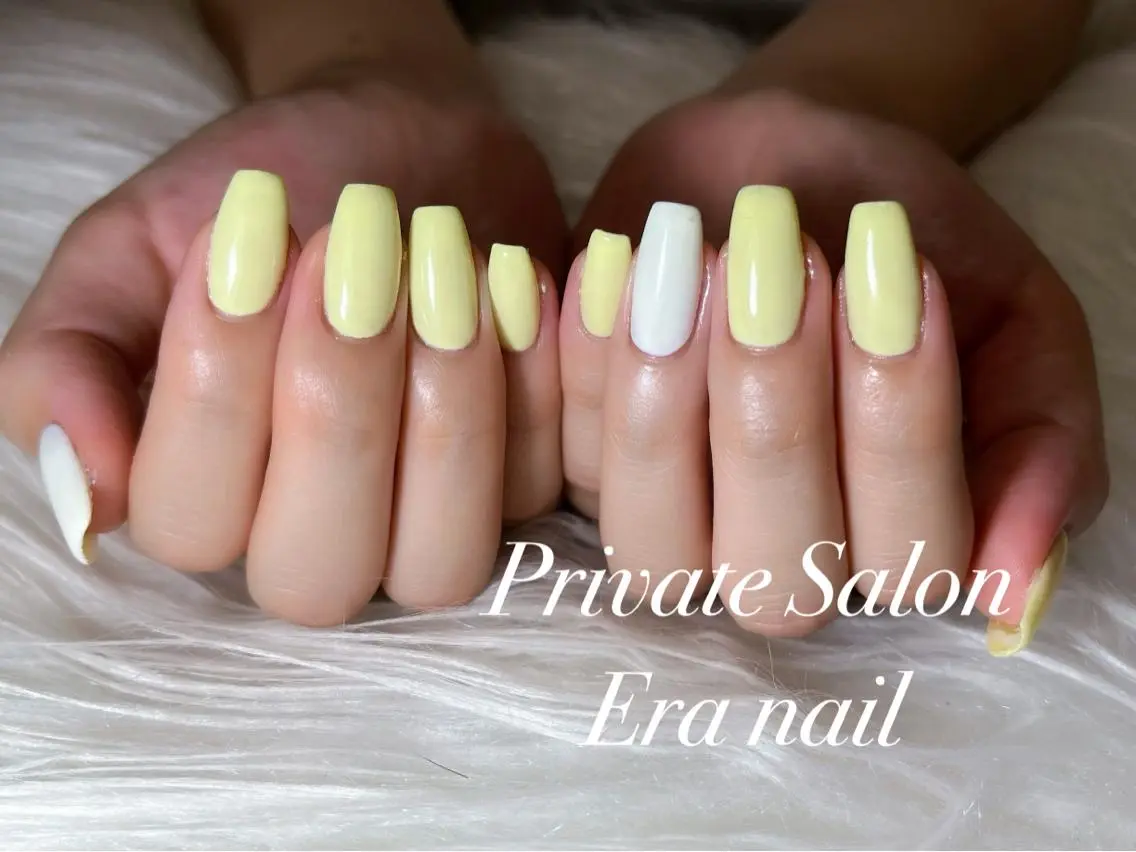 ネイル ワンカラーネイル ハンドネイル Era nailのネイルデザイン