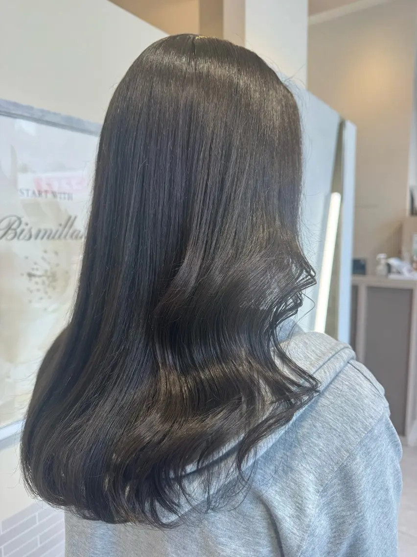 ロング ヘアカラー トリートメント ヘッドスパ maki ♡のヘアスタイル