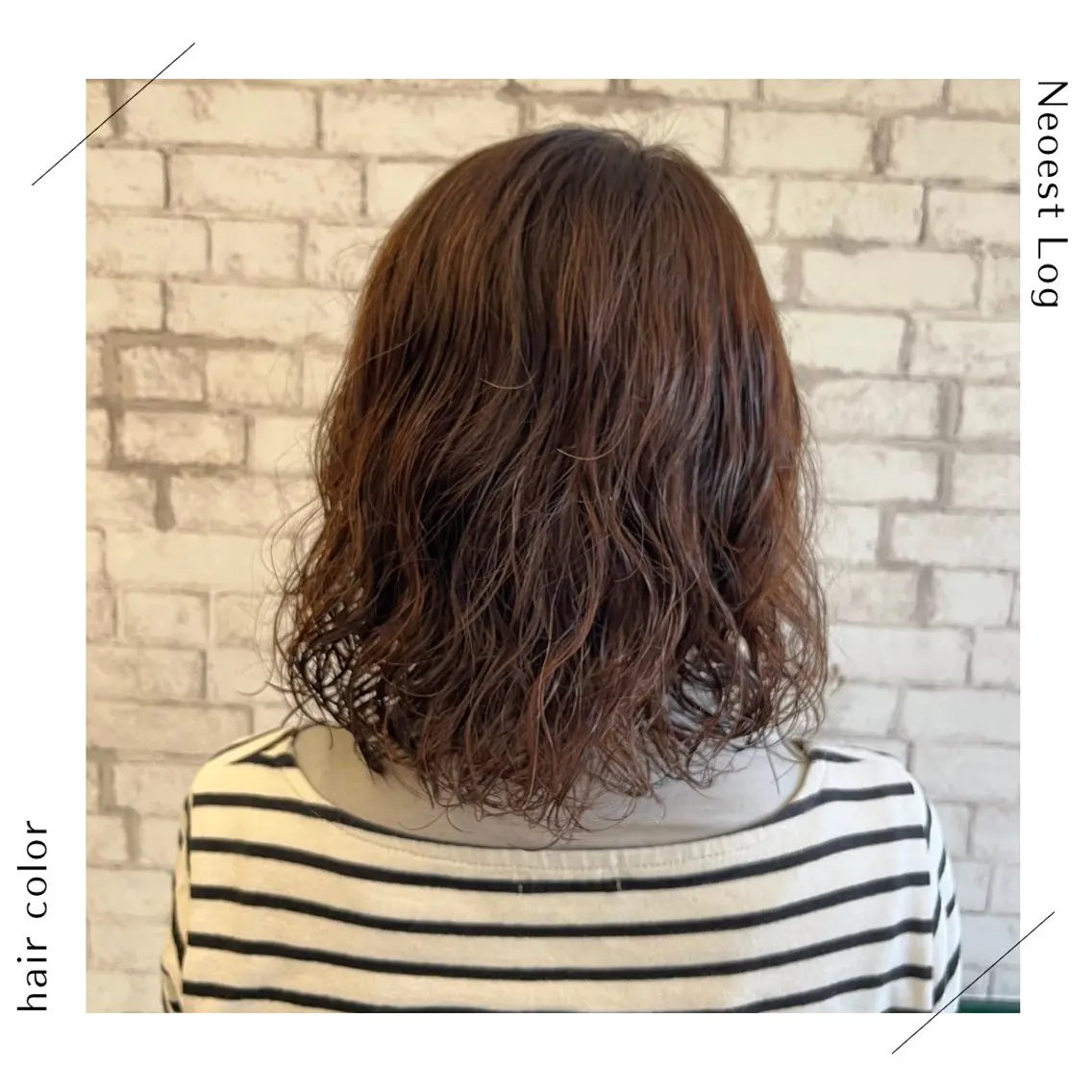 ミディアム カラー ヘアカラー 荒川 鈴菜のヘアスタイル