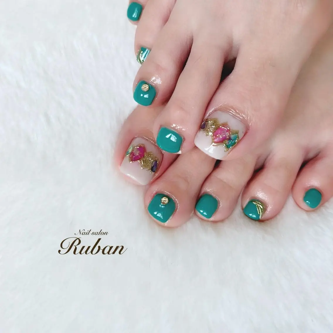 ネイル フットネイル Nail salon Rubanのネイルデザイン