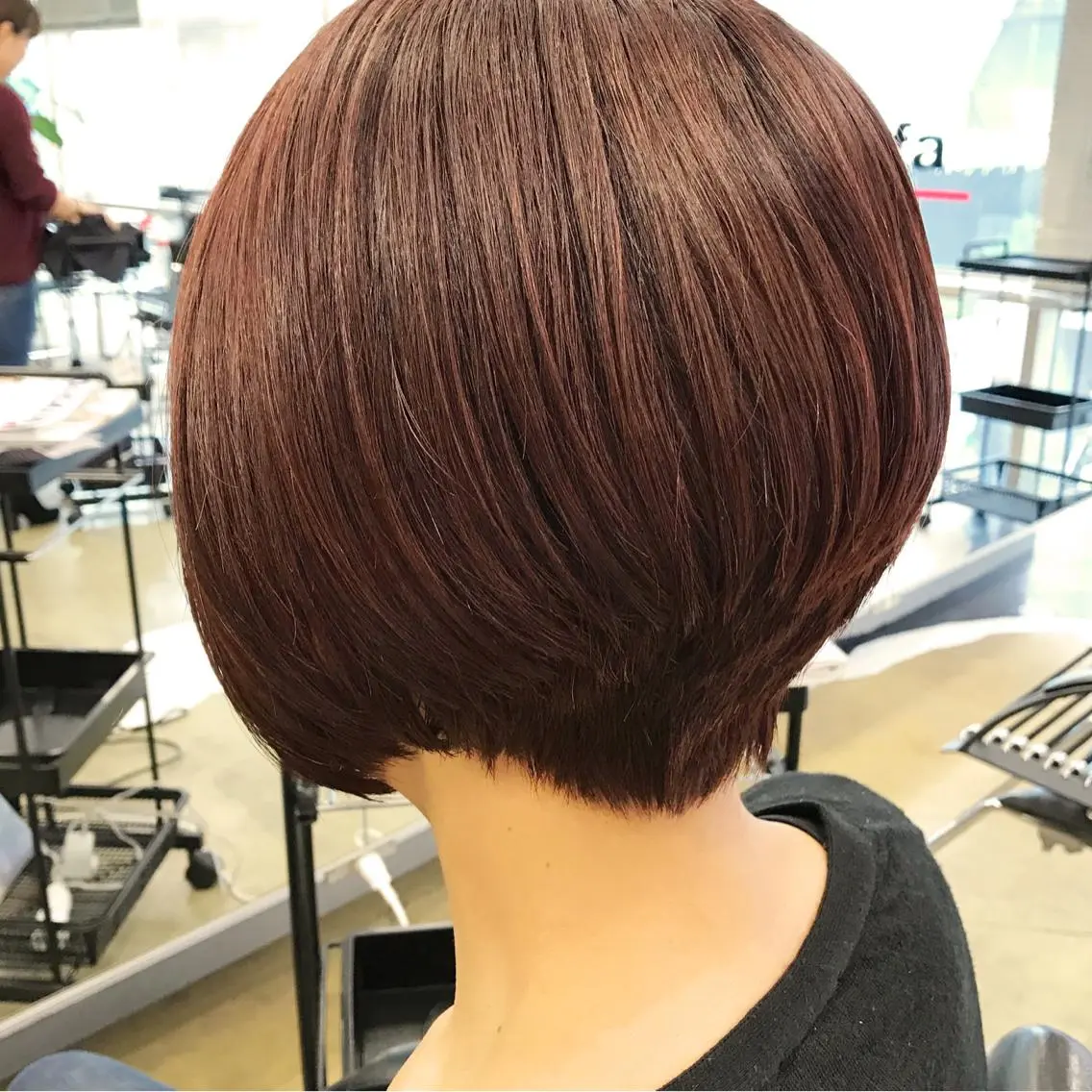 ショート カラー 大人女性ショート専門 tomodaのヘアスタイル