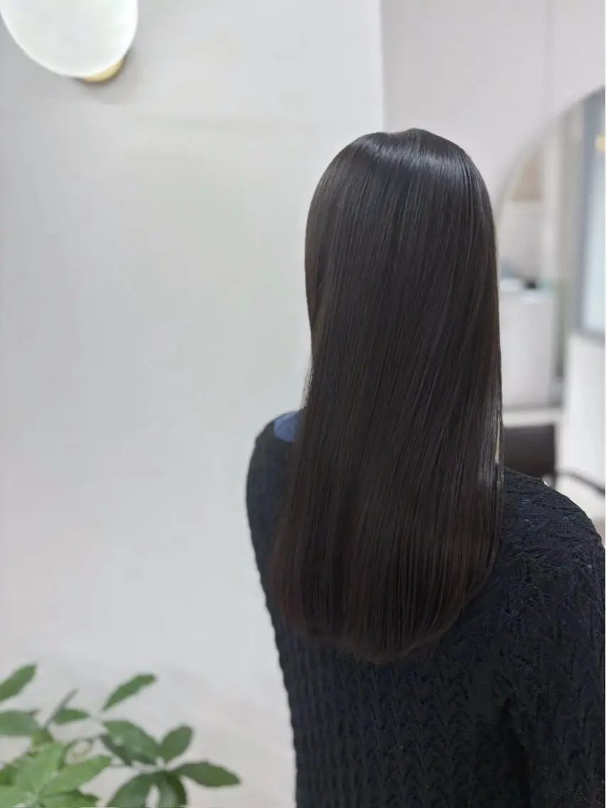 セミロング カラー パーマ カット 縮毛矯正 トリートメント 渋谷|柔らかカラー 似合わせ🤍rinaのヘアスタイル