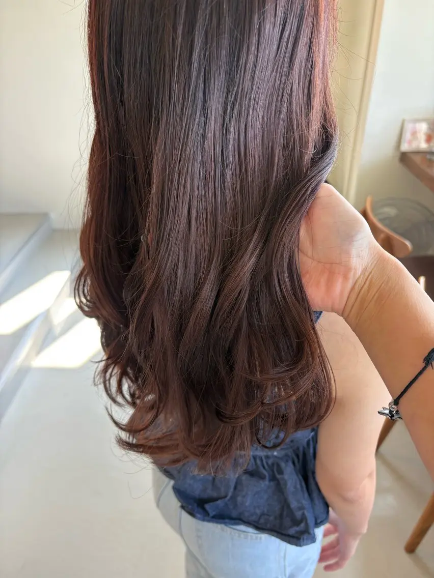 カラー カット ヘアカラー ミディアムレイヤー/ 艶カラーNorikaのヘアスタイル
