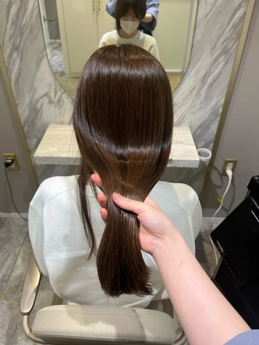 minimo限定カットカラーオージュア2ステップ✂︎9300の写真