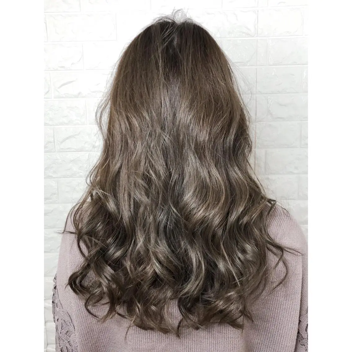 セミロング カラー 透明感カラー グレージュ 髪質改善特化KIZU /艶髪研究（京都）のヘアスタイル