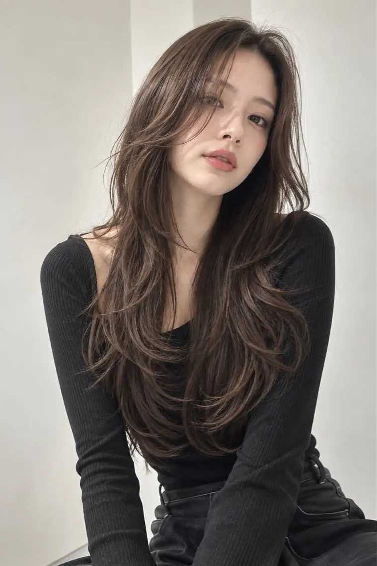 ロング カット 縮毛矯正 トリートメント ✨毛髪診断で絶対綺麗 ✨美髪艶髪専門✨高浪のヘアスタイル