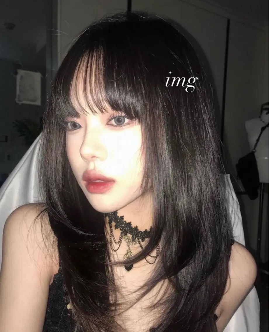 セミロング カット トリートメント ヘッドスパ うる艶韓国スタイル 🤍りんのヘアスタイル