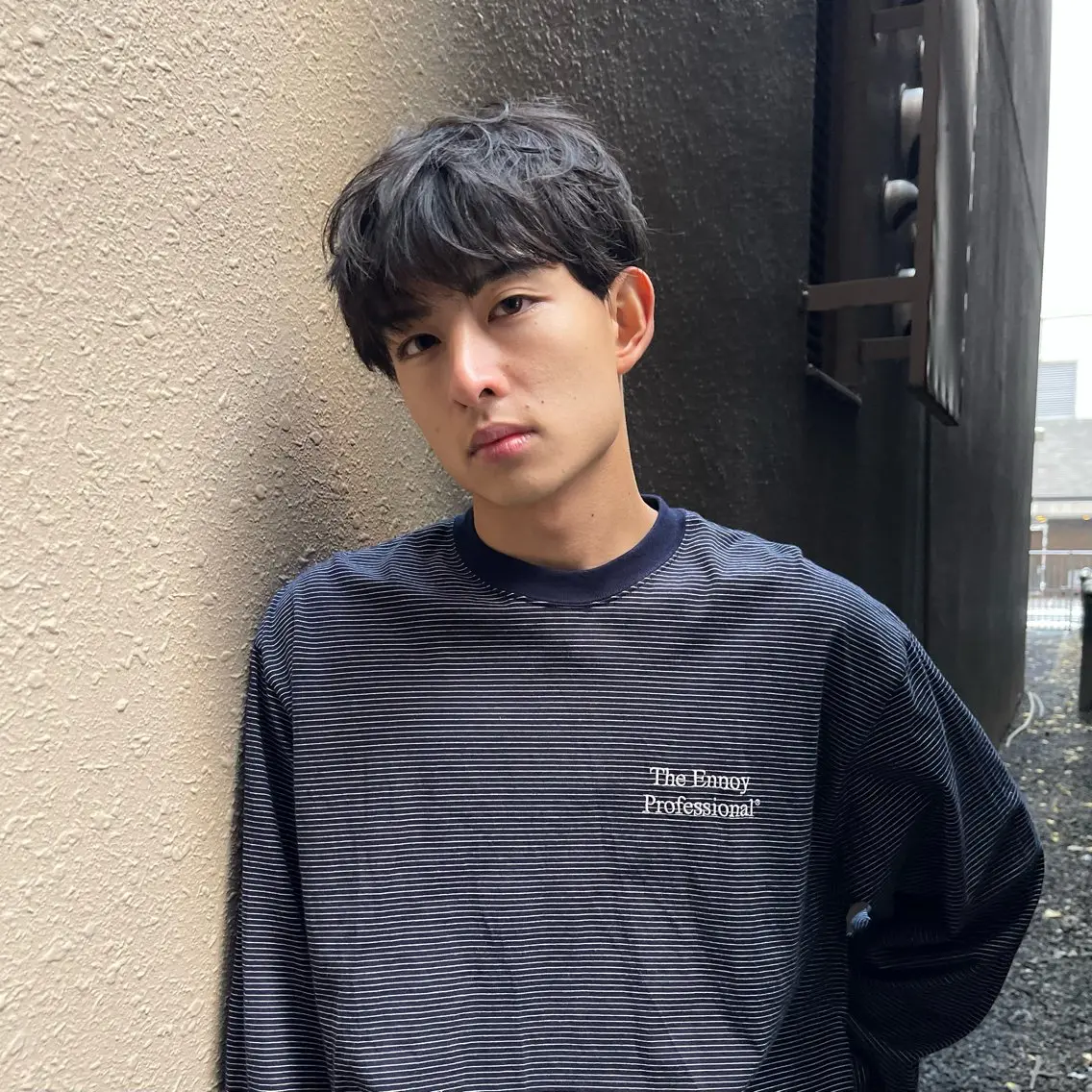 ショート パーマ メンズ 久保田大賀 /札幌美容師のヘアスタイル