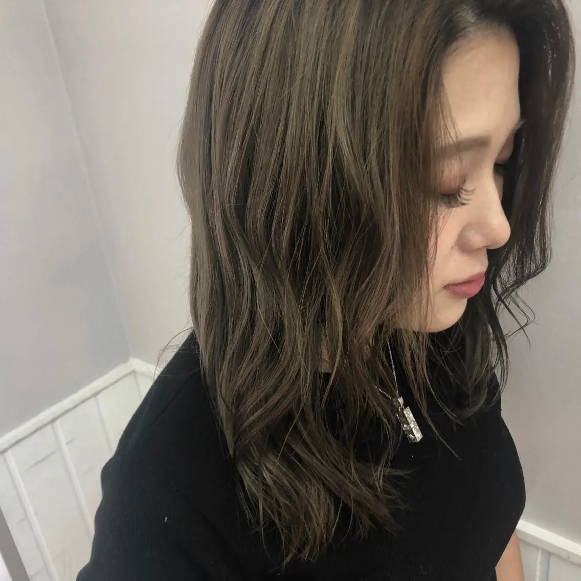 ロング カラー ヘアカラー トリートメント 横浜Bob美容師🤎 ERINAのヘアスタイル