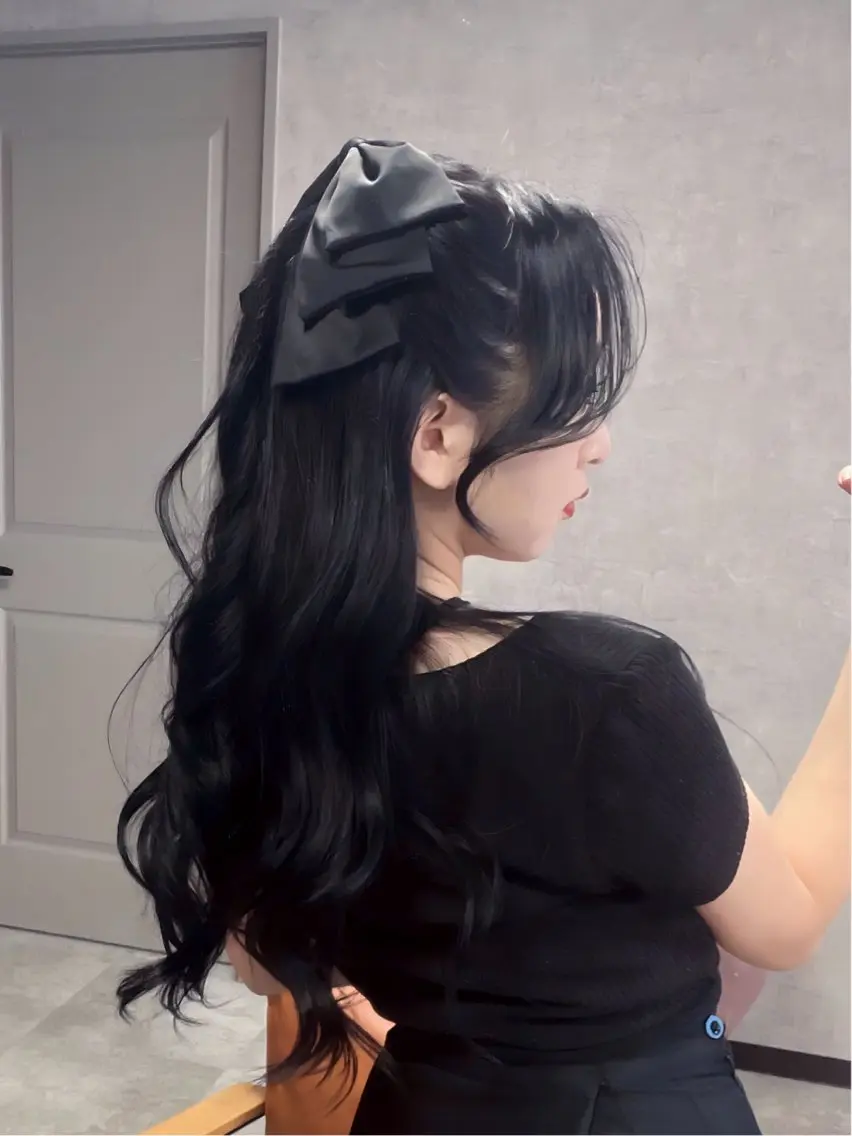 【韓国艶髪】韓国顔まわりカット＋ヒト幹細胞トリートメントの写真