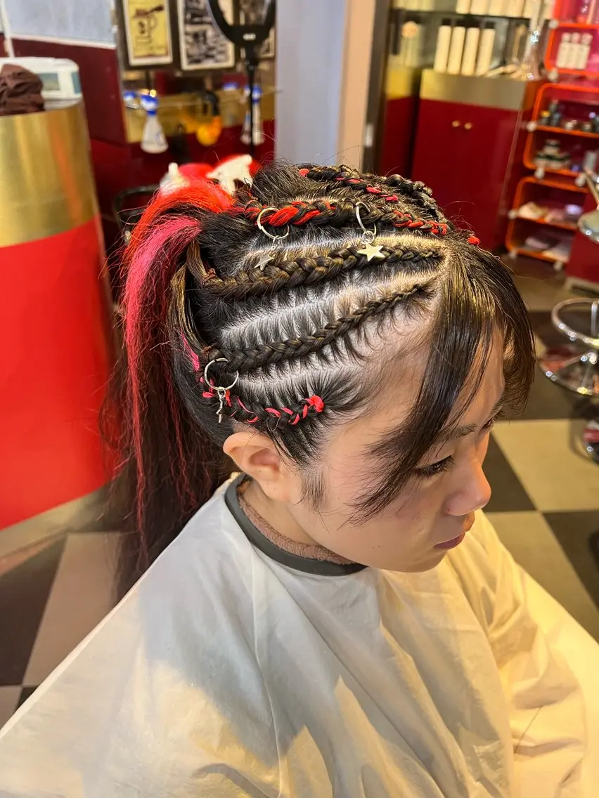 ロング ヘアアレンジ ヘアセット 横浜カットパーマ 特殊/ 平林侑馬のヘアスタイル
