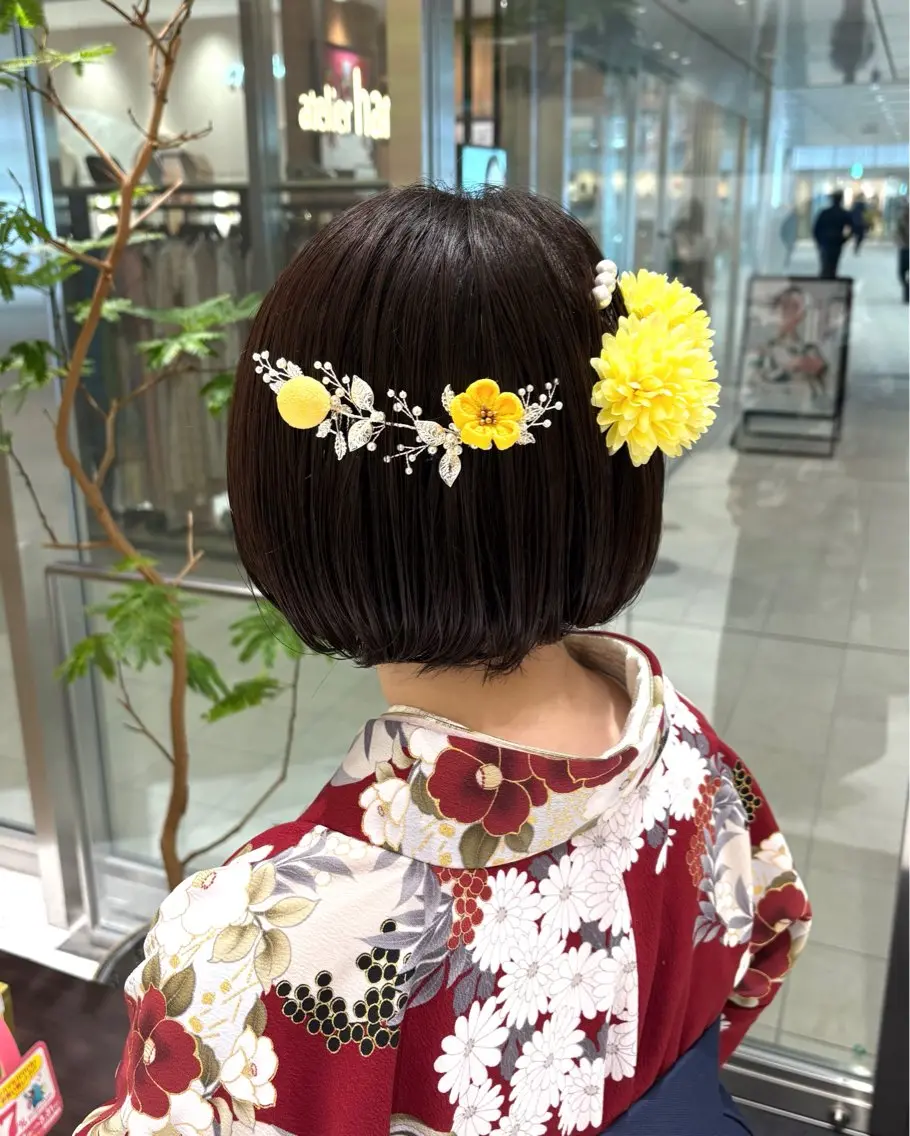 ヘアアレンジ 卒業式のヘアスタイル 矢野一義/ヘアカラー /ブリーチ/メンズのヘアスタイル