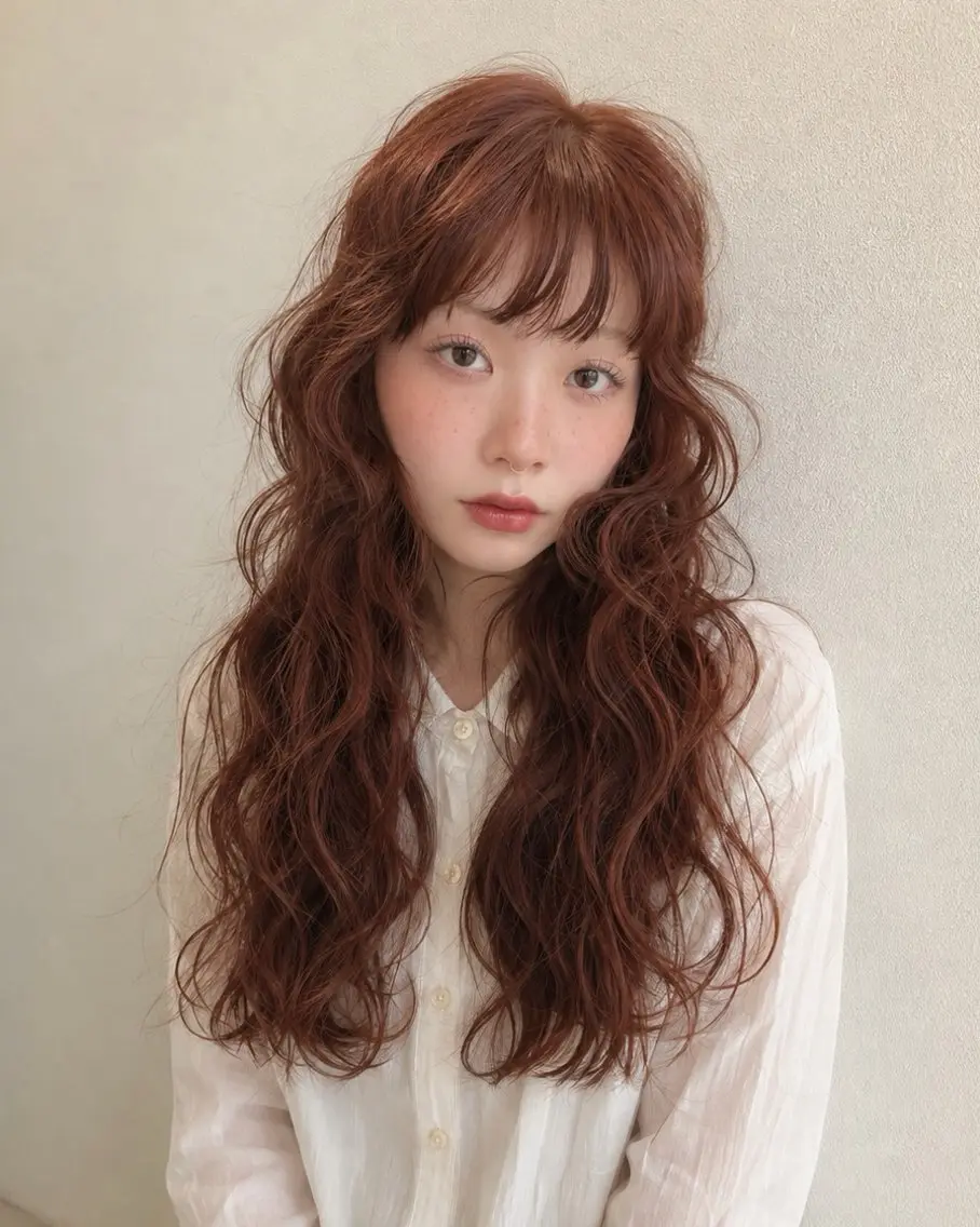 似合わせカット+デザインパーマの写真